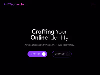 Modern Company Website With Smooth Animations