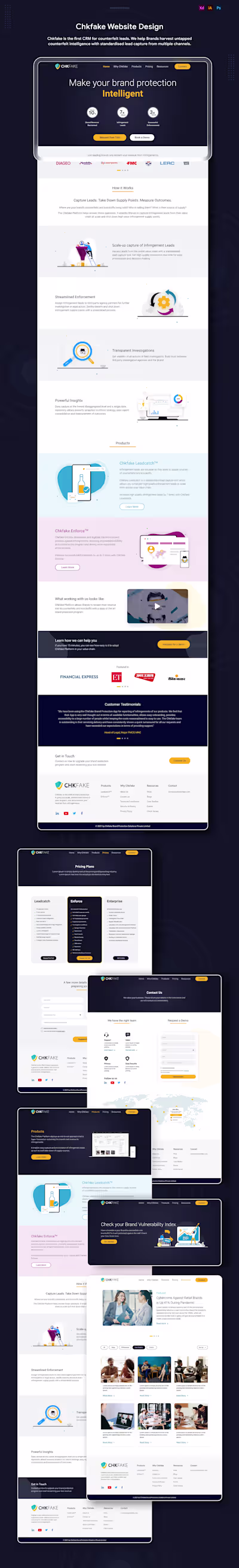 Chkfake Website Design 2021