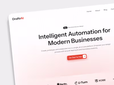 DraftrAI: Transform Your Vision with AI Website Design