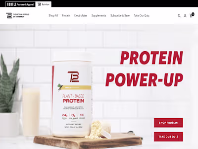 Health Supplements Shopify Website