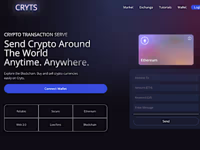 Cryts | Send Ethereum Anytime Anywhere