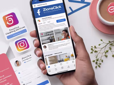 ZionsClick Cleaning Services’ Social Media Presence