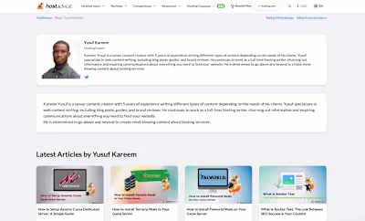 SEO content writing for hosting and tech website
