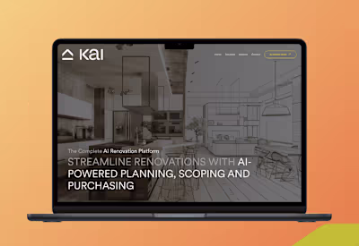 Framer Development for Kai Renovation Platform
