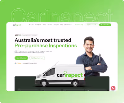 Carinspect Website Redesign and Development