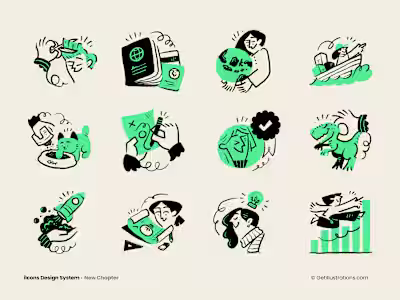 Ilcons Design System illustrations