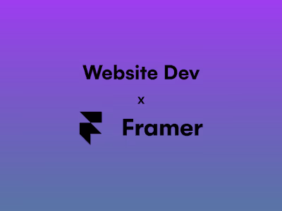 Framer Website Development