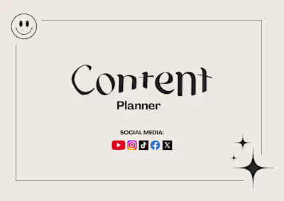 Content Calendar & Strategy
