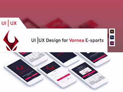 Vornea Gaming App Design on Behance
