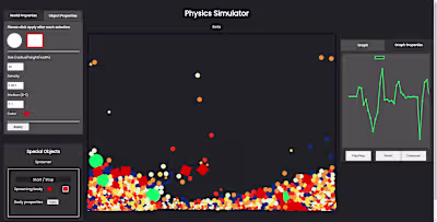 React physics simulator
