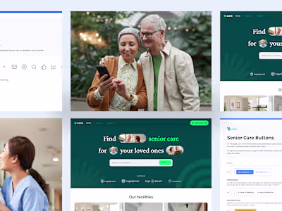 A Visual Refresh and UX enhancement for Senior care website.