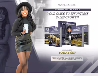 Sales page funnel for coaching product