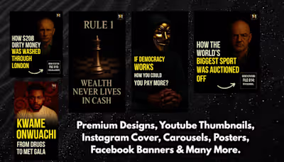 Premium Designs, Covers, Posters, Thumbs, Carousel