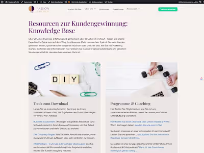 Ressourcen Page (Start here)