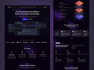 Nucleus Cloud: Dark Mode UI & Illustration Redesign
