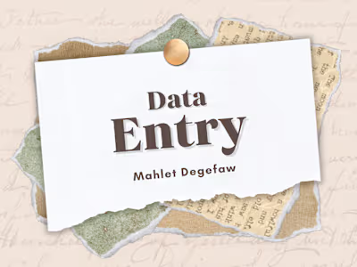 data entry