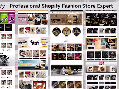 I will be your best shopify store creation expert 