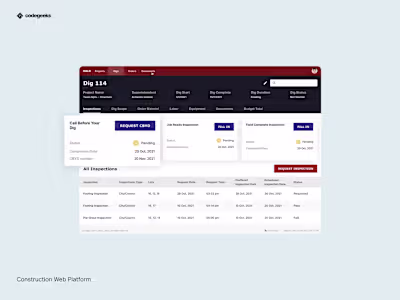 Construction Management Platform Design
