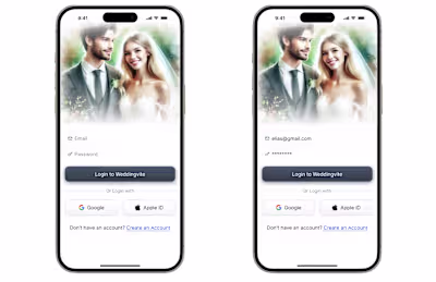 Wedding Mobile App