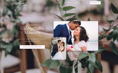 Memorable touch CMS website with Next.js and Contentful