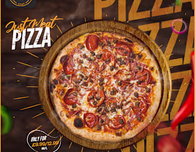 Social Media Post | Fast Food Graphic Design 