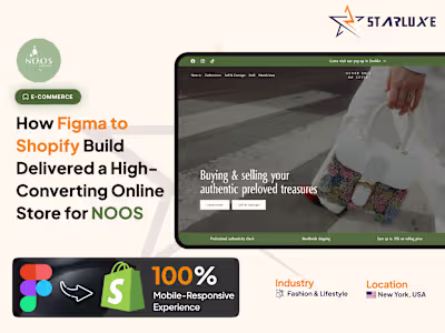 NOOS| Figma To Shopify Store Development