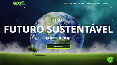 Professional Website Redesign for a Sustainability Management