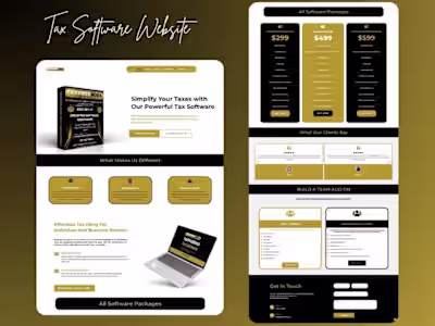 Tax Software Website