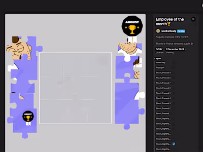 Puzzle in Rive 