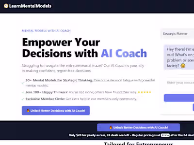 Mental Models AI Coach