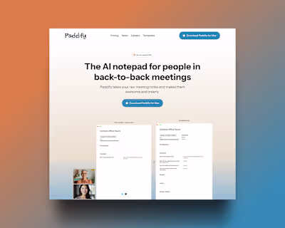 Paddify | Saas | Framer Website Development