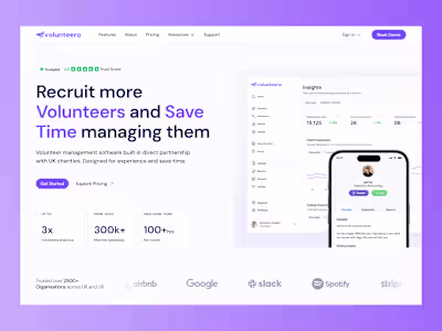 Volunteero Web Design & Framer Dev