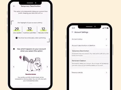 Designing Off-boarding experience for a Mobile Application.