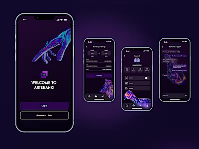 Mobile banking | App design