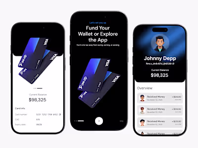 Finance Mobile App UI Design