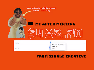 damn, 2026 is not that bad...! Minted $482.70 from a single ...