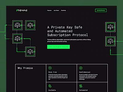 Illustrations for a Blockchain Startup Website