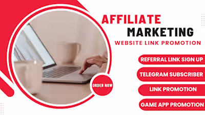 I will do affiliate referral link promotion telegram subscriber…