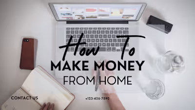 TEMPLATE OF EARN MONEY FROM HOME 