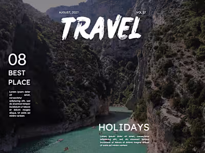 Magazine Layout Designs for Various Topics