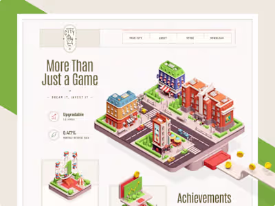 Crypto City / Web site design