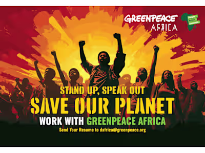 Greenpeace Africa - Fund Raising & Recruitment Wall Banners