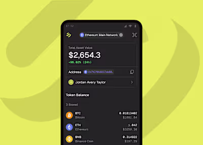 Springten - Ethereum Cryptocurrency Wallet :: Behance