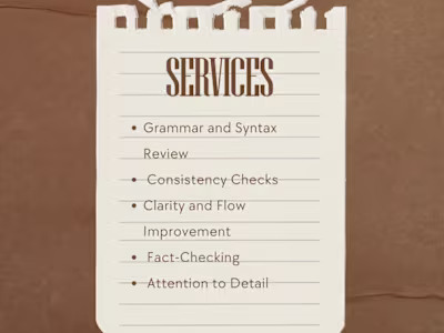 Proofreading Academic Journal Articles