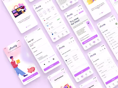 Monthly App - Financial Management and Savings