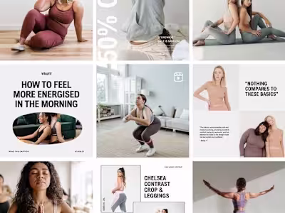 Social Media Content & Campaign for a Fitness Brand