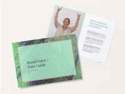 Tone of Voice Guide for Becc Lee Marketing