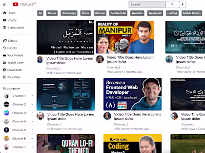 YouTube Clone