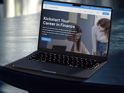 WordPress Website for a Finance Course Platform