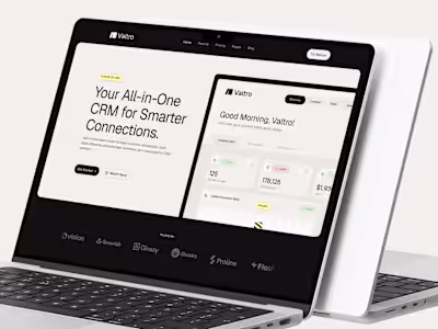 Vatro saas product marketing website.